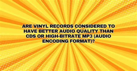 are records better quality than cd